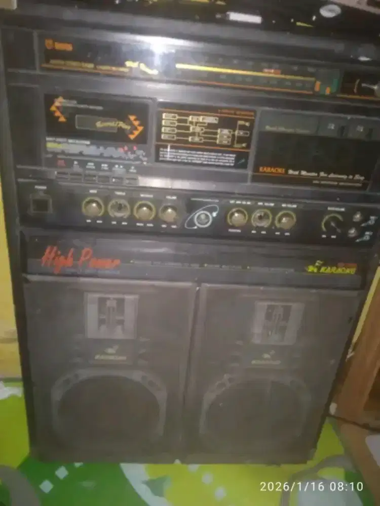 Ampli. Hanya untuk speker pasif aja. Suara ngebas. Tinggal colok ampli