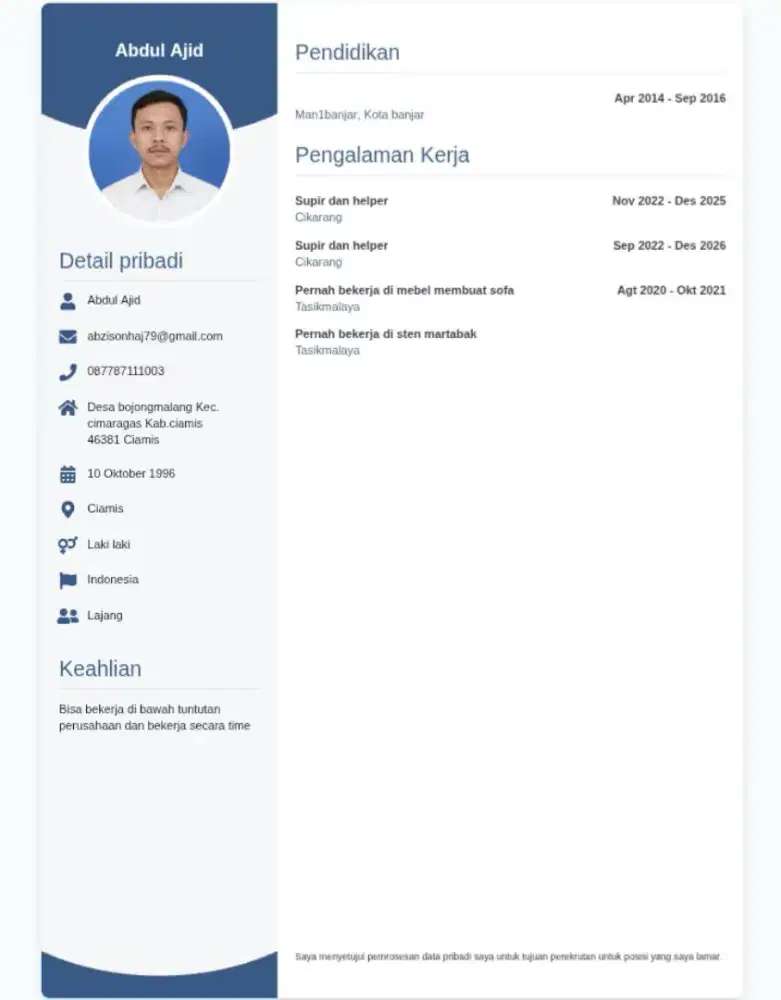 Cari loker siap berangkat