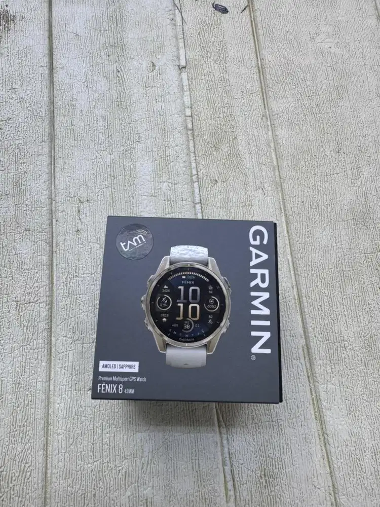 Garmin Fenix 8 43mm Sapphire Amoled Smartwatch Gps Tracker baru resmi
