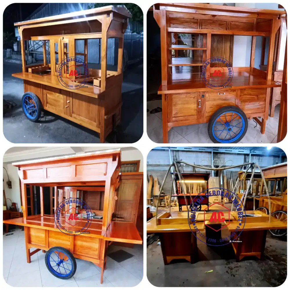 Jual Gerobak kuliner ANGKRINGAN, BAKSO,MIESO,MIE AYAM COD JABODETABEK3