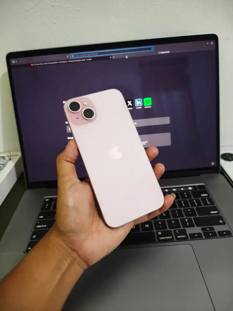 Iphone 15 plus 128gb ibox fullset mulus