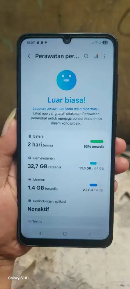 Samsung A05  Ram 4/64gb HP cas blm servisan