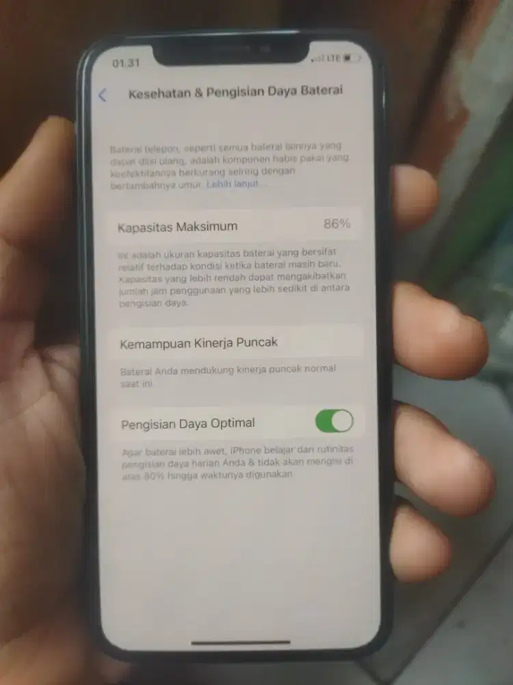 iPhone x 64gb garansi ex inter