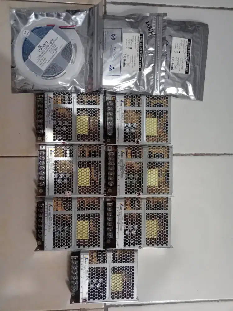 Power Supply Travo Vinder 12v 10a Bekas Normal Dan Led Strip Baru