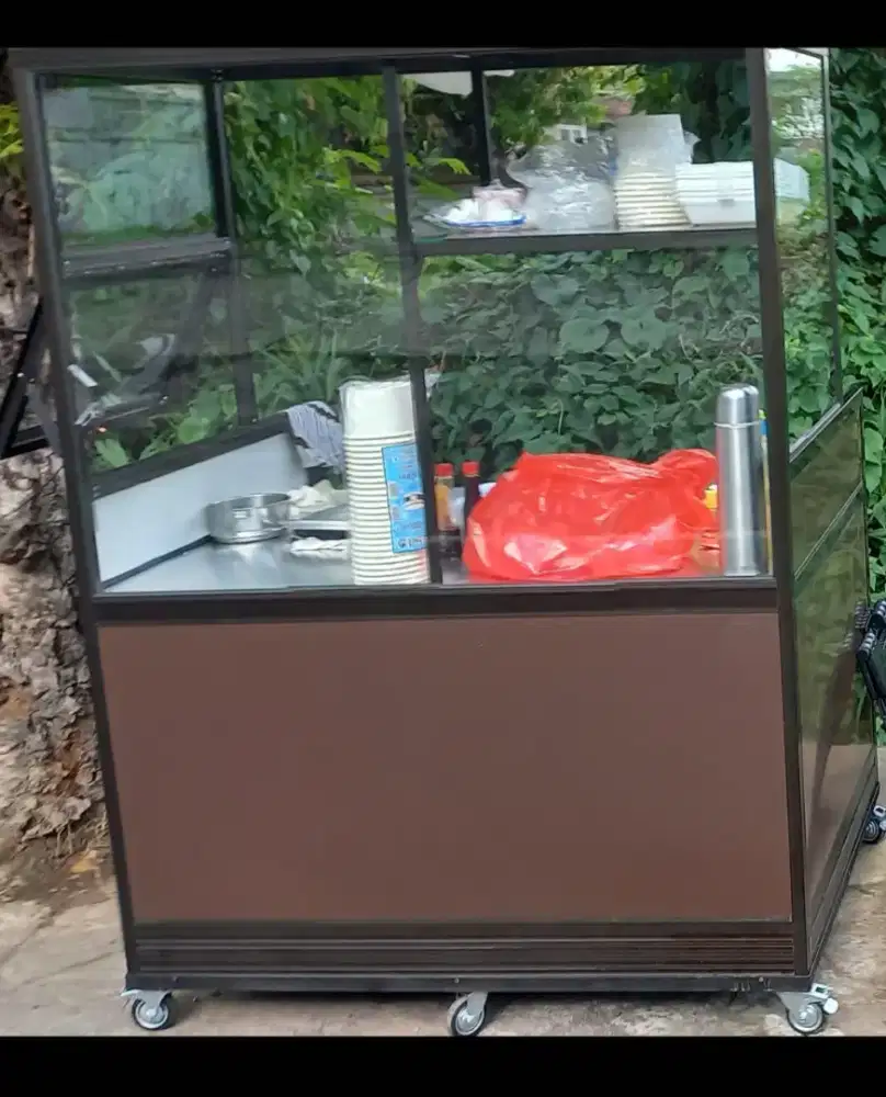 Rombong Alumunium Etalase