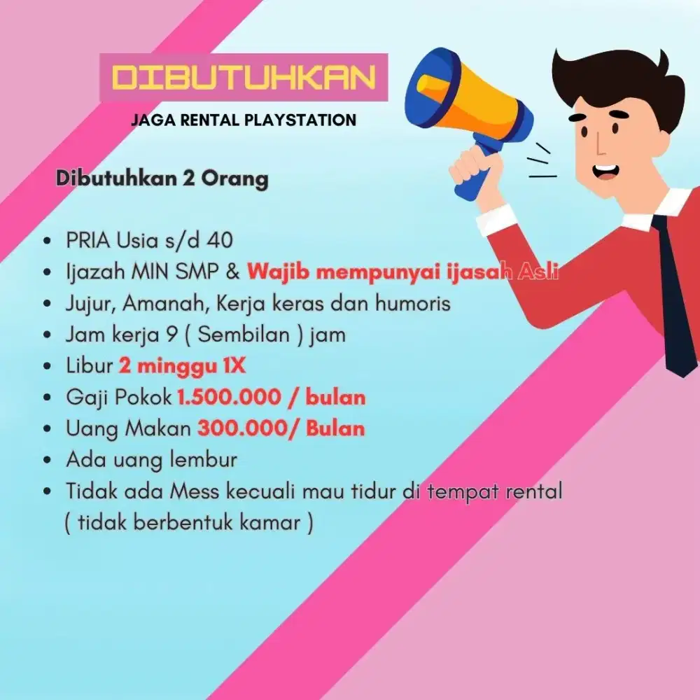 Jaga Rental Playstation