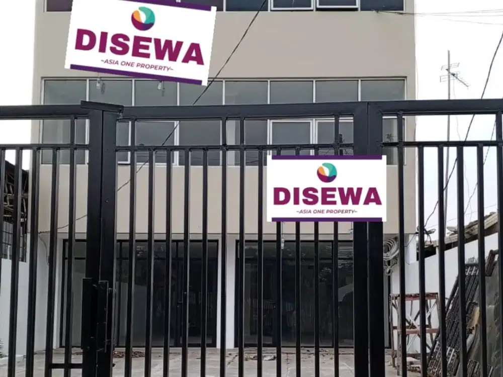 Ruko Besar ada Rooftop Pinggir Jalan Utama Narogong Siap Huni Akses Container *l514qp