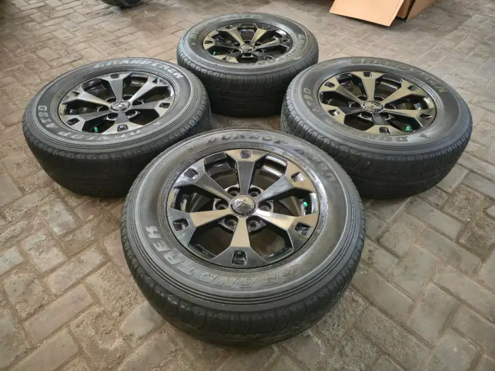 Velg Ban Ori Pajero Dakar Rockford Black R17 GLX Exceed Strada Triton