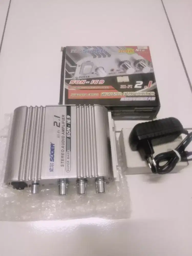 Amplifier mini 300 watt superbass termasuk adaptor