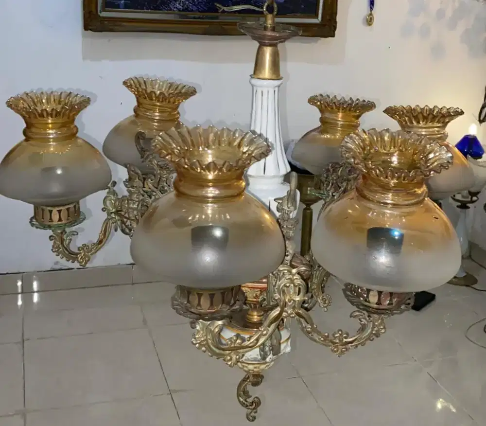 JUAL CEPAT LAMPU GANTUNG DA VINCI / ITALY DIAMTER 70 CM