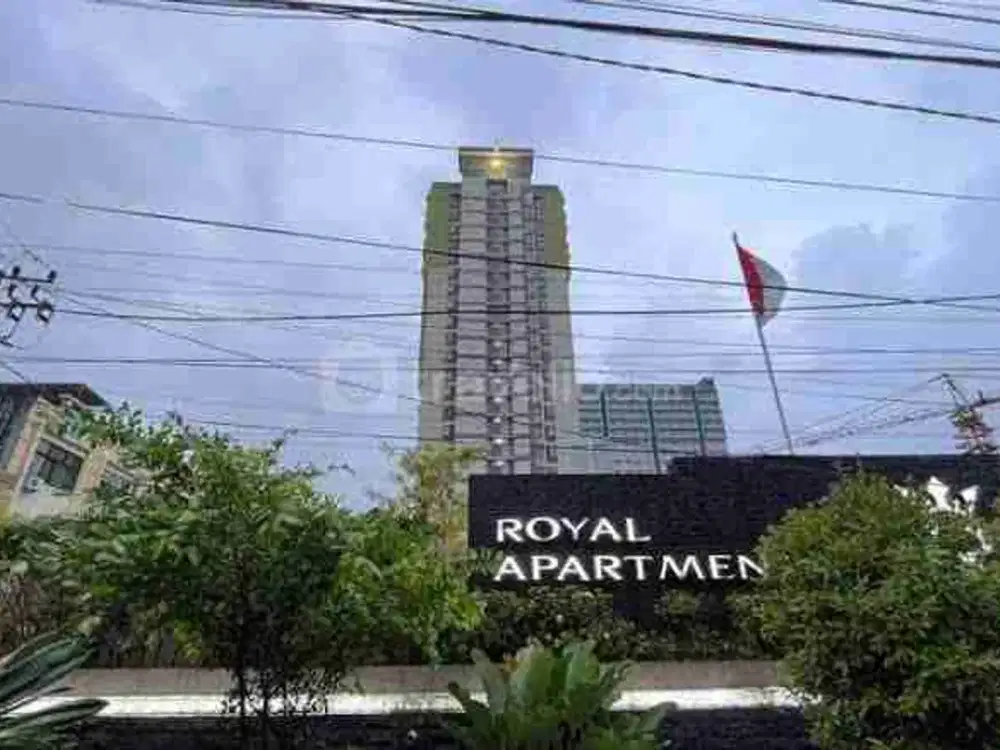 Dijual Royal Apartemen Type 45m2. 2KT 1KM Hadap Kolam