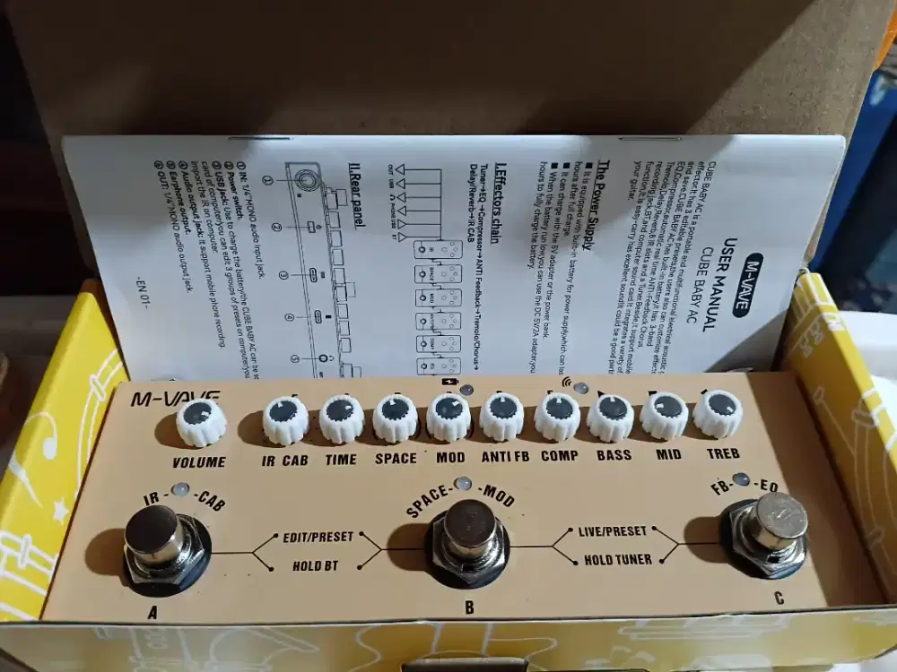 Efek Gitar Akustik Cube Baby