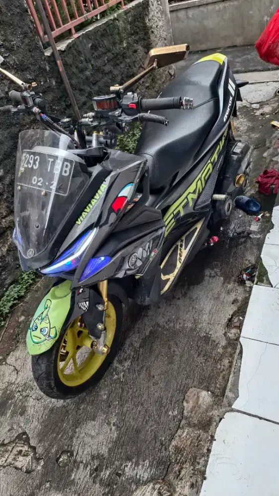 Yamaha Aerox Full Modifikasi Bisa Tuker Tambah