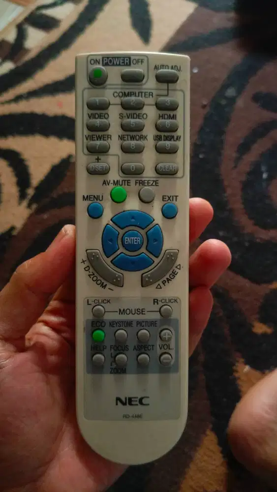 REMOTE PROJECTOR NEC