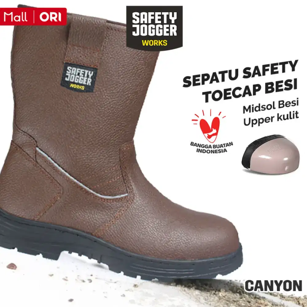 Sepatu safety Lapangan Jooger ukuran 42