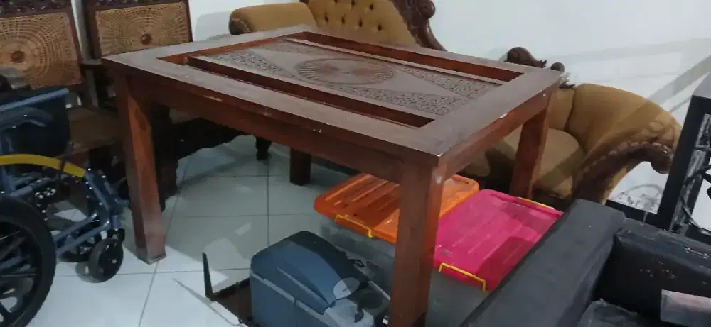 Jual meja makan jati