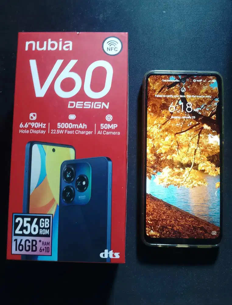 Nubia V60 Design spek mantap