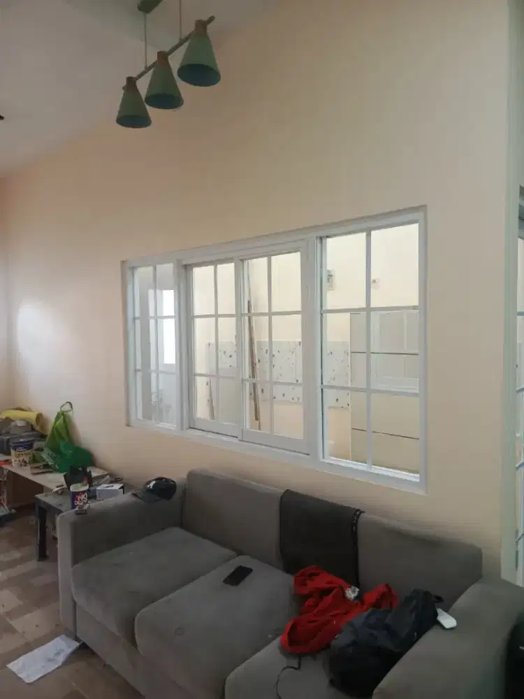 PINtu partisi alumunium jenjela partisi almunium