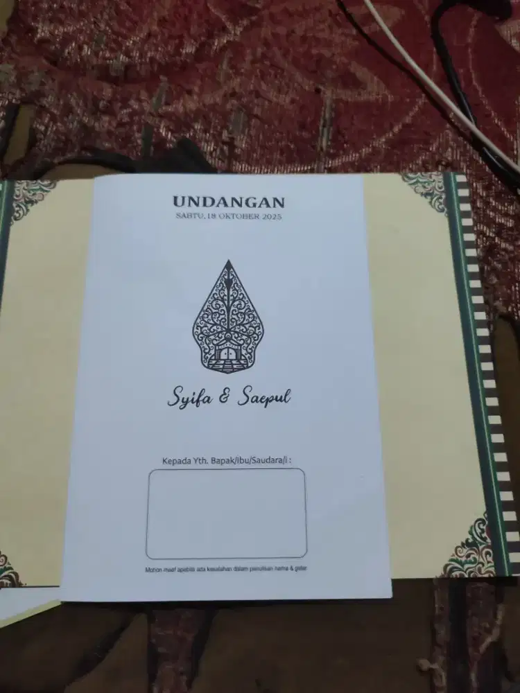 Undangan pernikahan