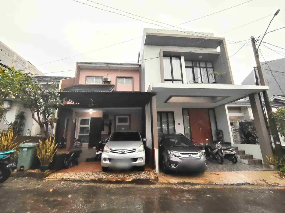 Rumah 2 Lt Siap Huni Tanah Bangunan Lega Harga Ekonomis dkt Stasiun Sudimara