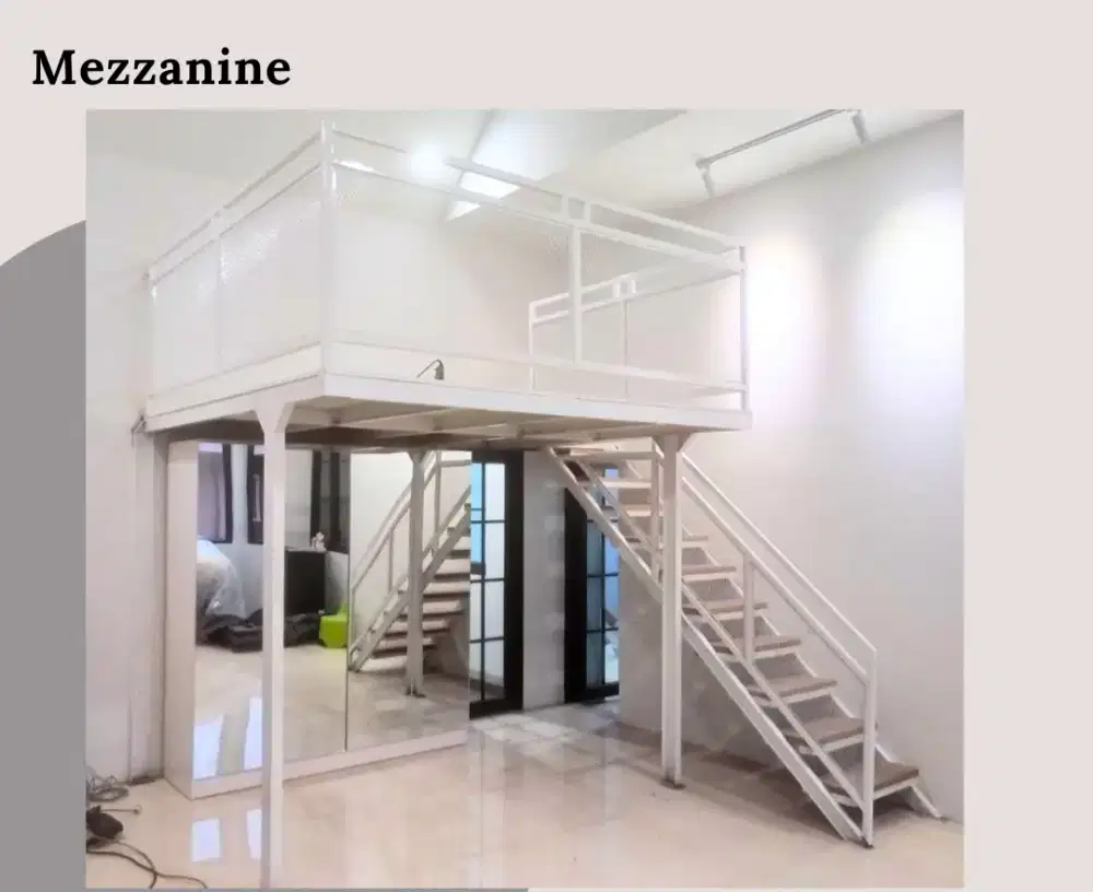 Mezzanine indor + plafon pvc cantik dan keren