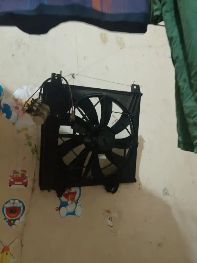 Motor fan radiator