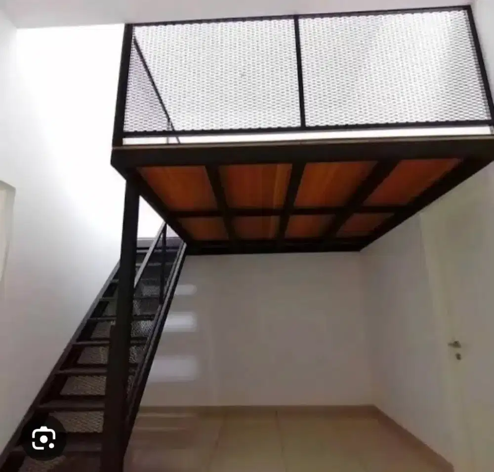 Mezzanine indor bed + plafon pvc multifungsi