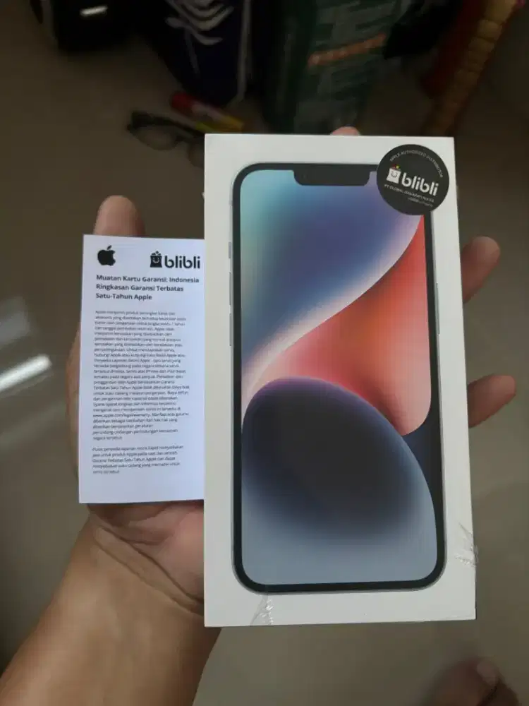 iPhone 14 128gb blue new garansi resmi