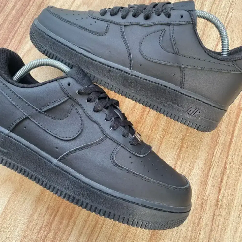 Sepatu Nike af1 full black, second