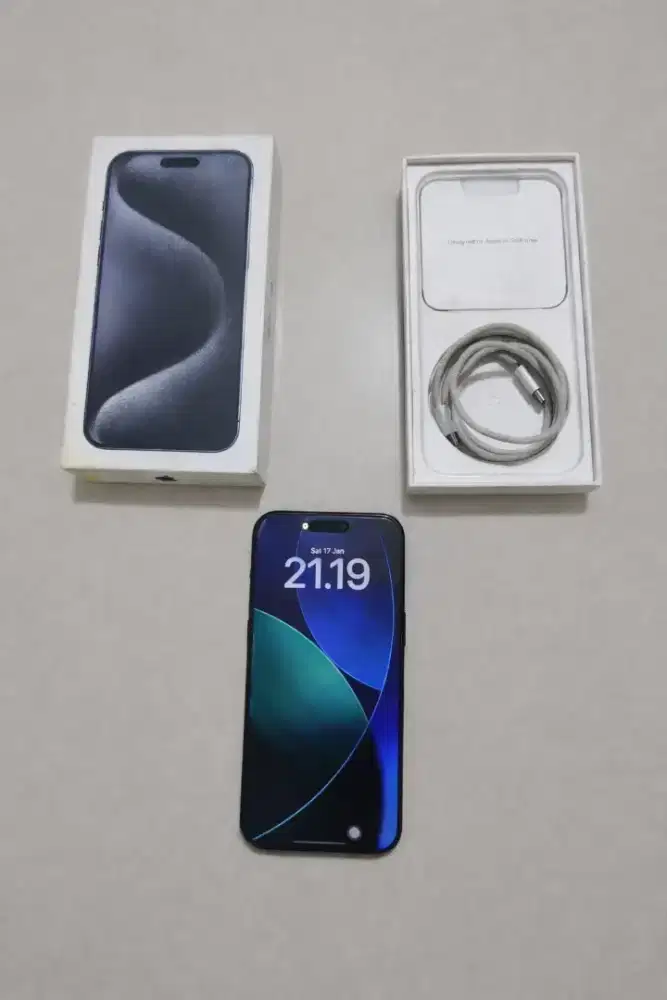 iPhone 15 Pro Max 256GB Blue Titanium - Ex iBox Fullset