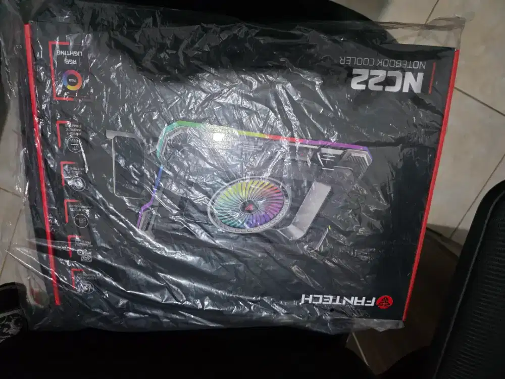 Fantech Cooling Pad RGB NC22 Notebook Cooler with Phone Holder