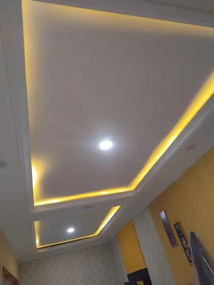 Jasa pasang plafon gypsum bandung partisi pvc grc tukang dan bahan