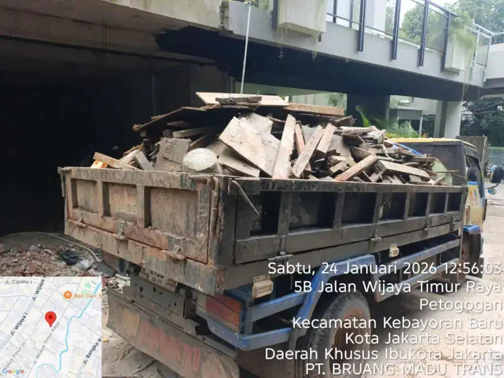 Jasa angkut puing dan buang sampah