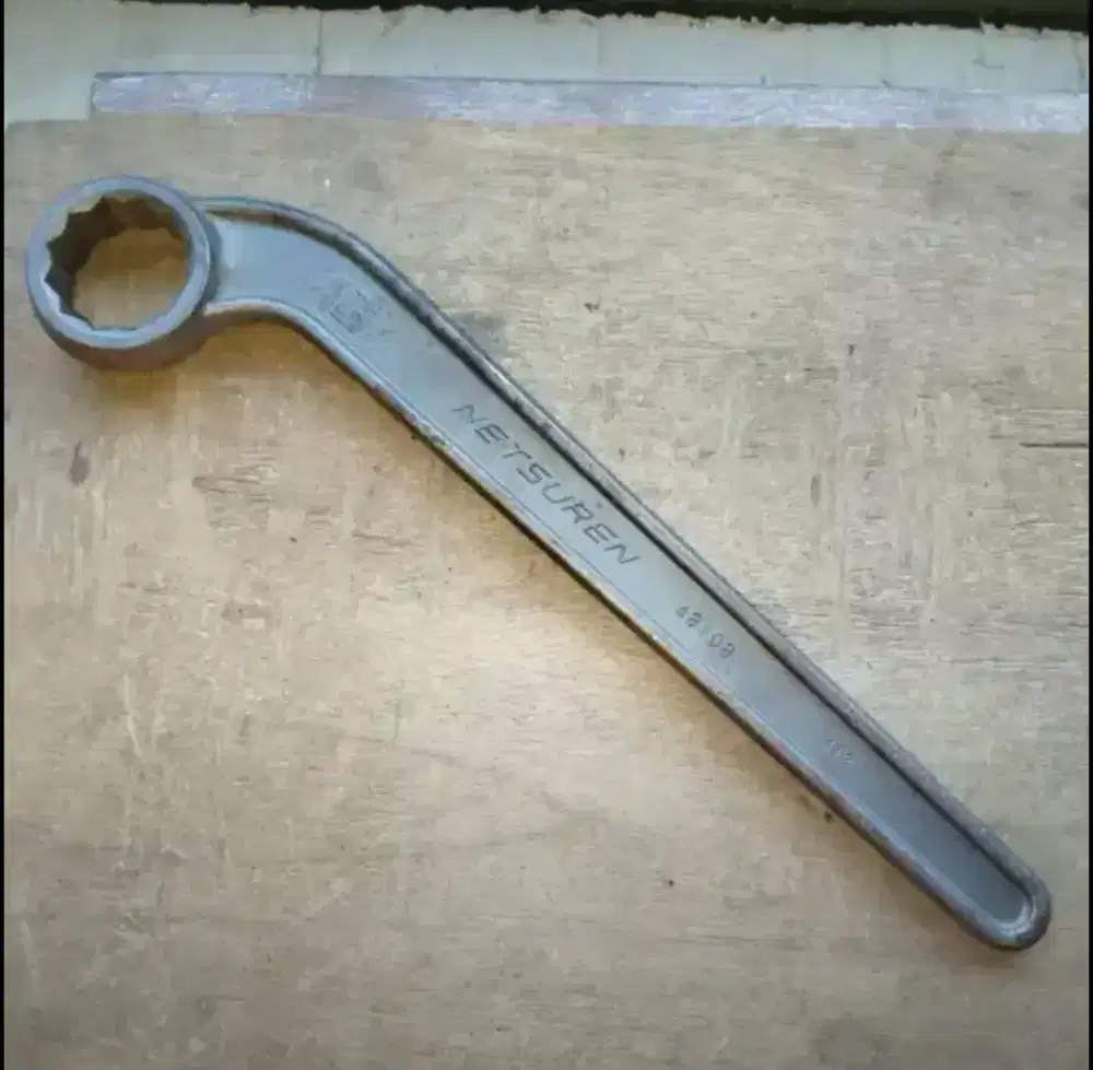 Netsuren Single Bent Wrench Spanner Ring 54mm Kunci Bent Ring Wrench