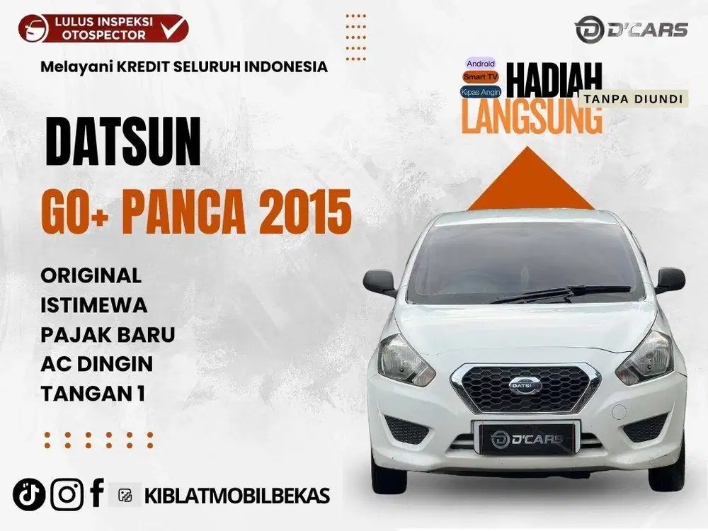 DATSUN GO+ PANCA 1.2 2015 LOW KM TANGAN 1  DP MURAH