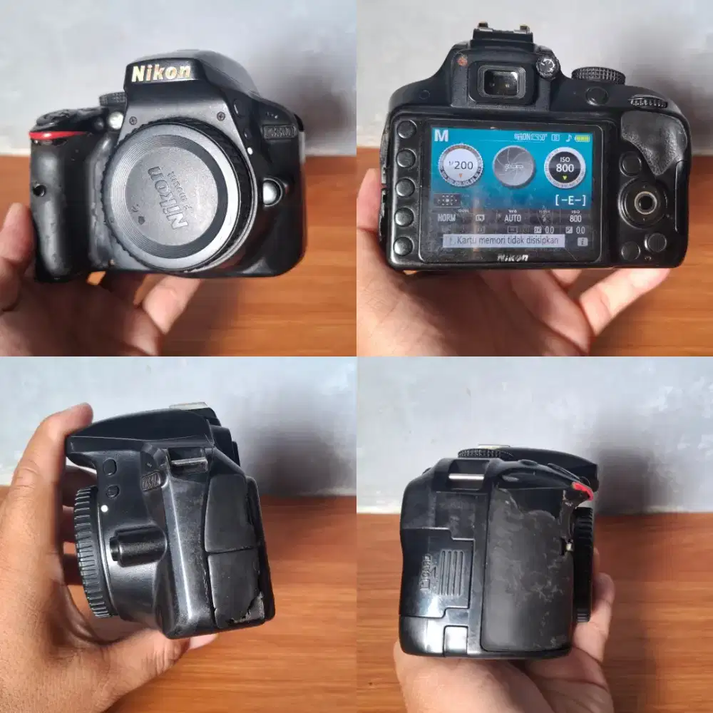 Nikon D3300 Nikon D3100 dan D60