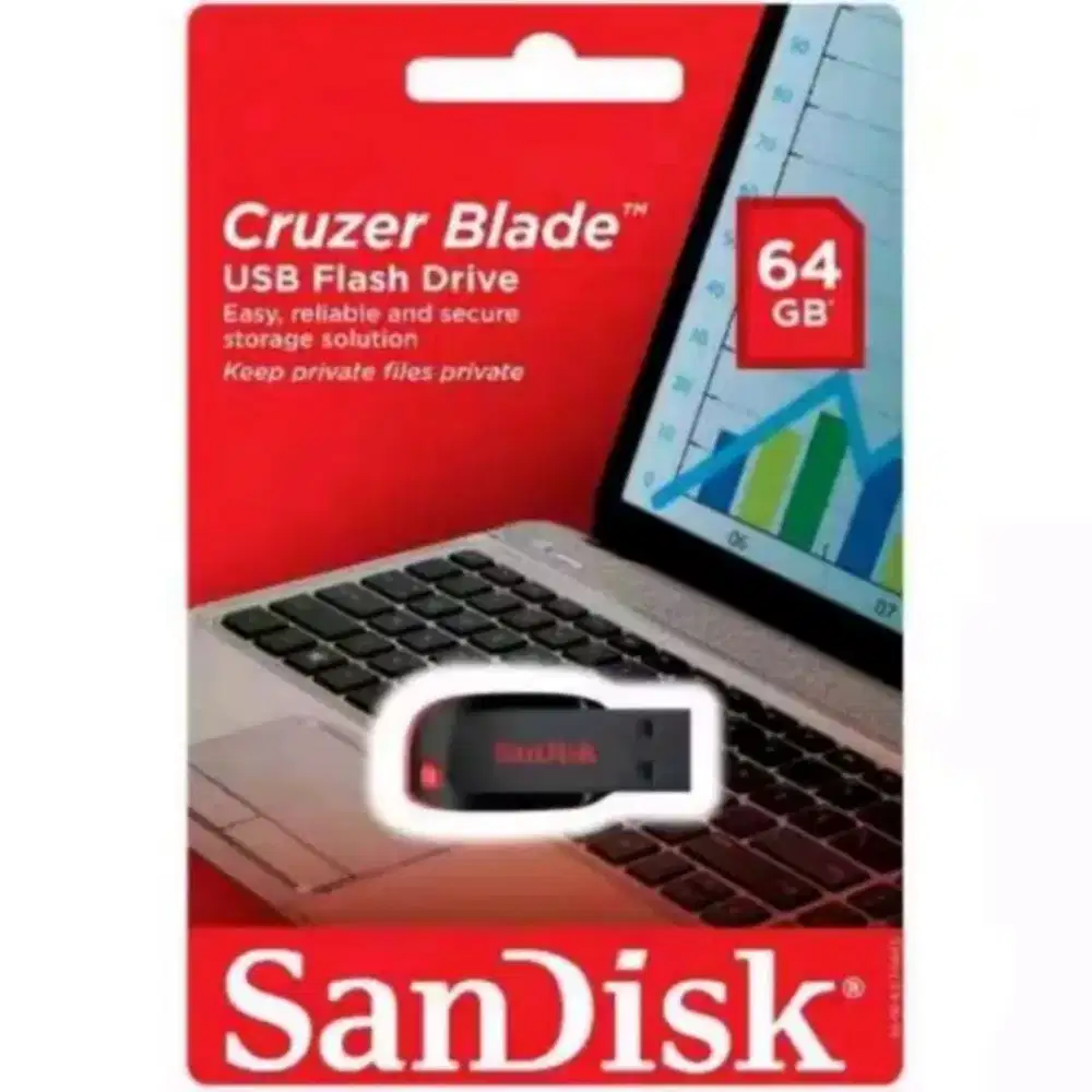 Flaskdisk sandisk 64GB