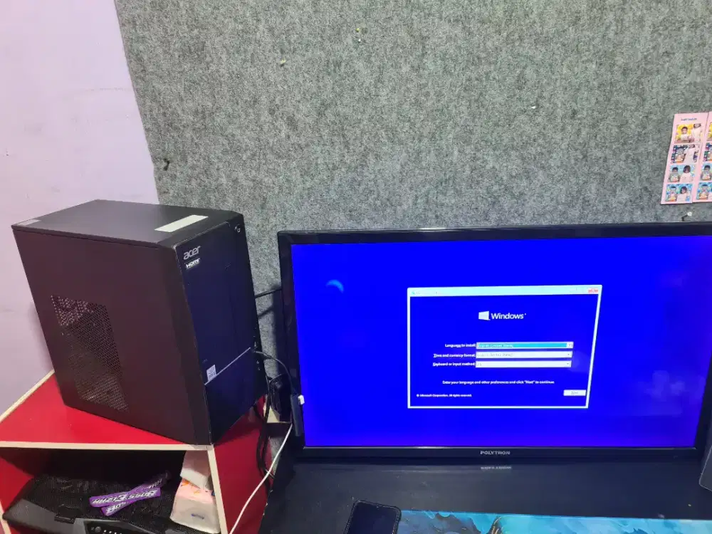 Computer acer tc 875 / i3 gen 10 / Ram 8GB / HDD 1TB