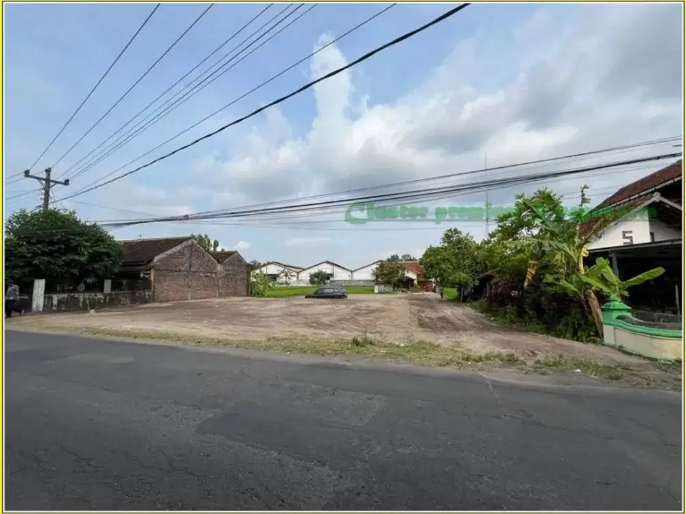 Berbah Sleman tanah murah siap bangun tepi aspal