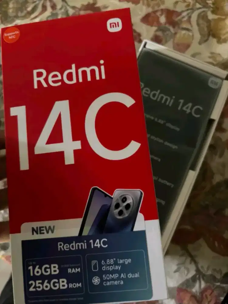 Redmi 14C 6+6GB { extended RAM } ROM 128GB