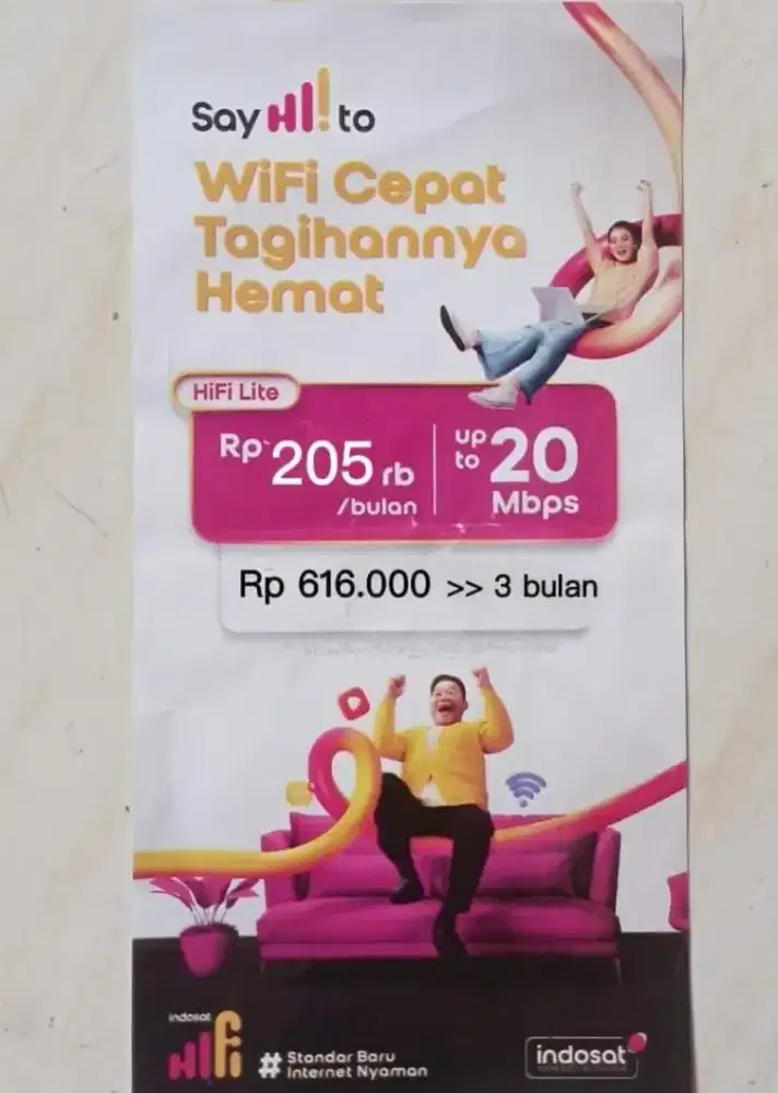Promo wifi Internet Indosat Hifi