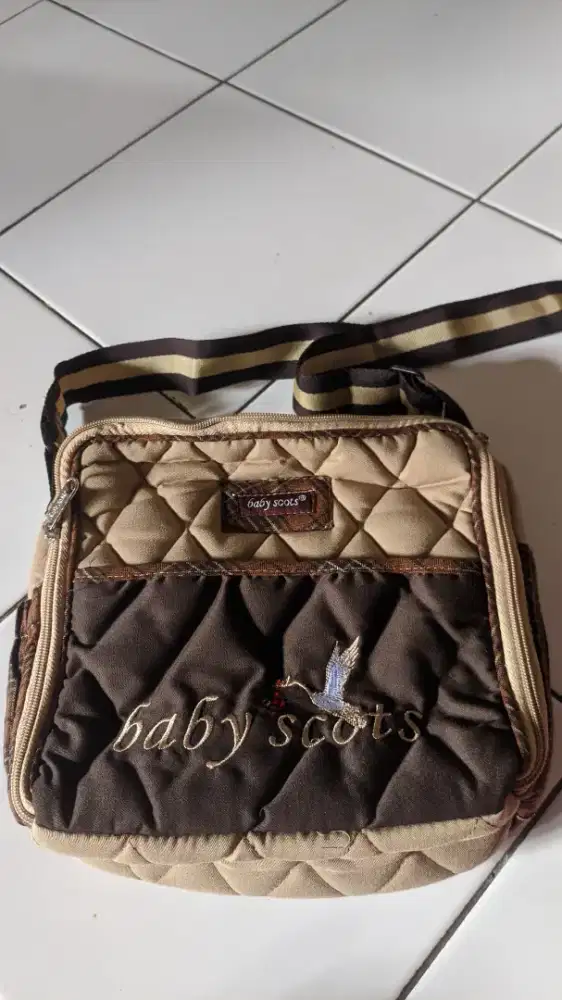 TAS BAYI BABY SCOTS BARU 1X PAKAI.