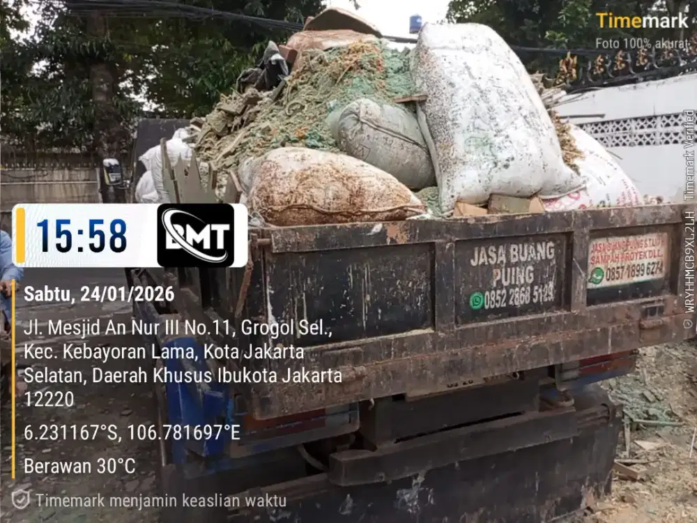 Jasa buang puing dan buang tanah