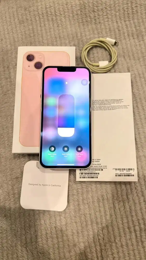 Iphone 13 Pink 256GB Terdaftar Mulus Lengkap