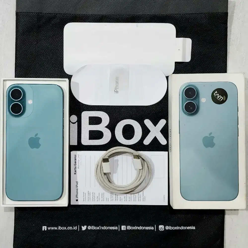 Iphone 16 128 GB IBOX Teal Cantik