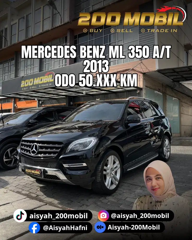 Mercedes-Benz ML350 A/T 2013 Bensin
