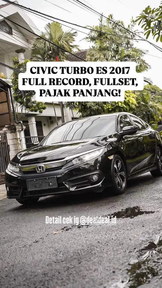 HONDA CIVIC TURBO SEDAN 2017 ES LOW KM ISTIMEWA