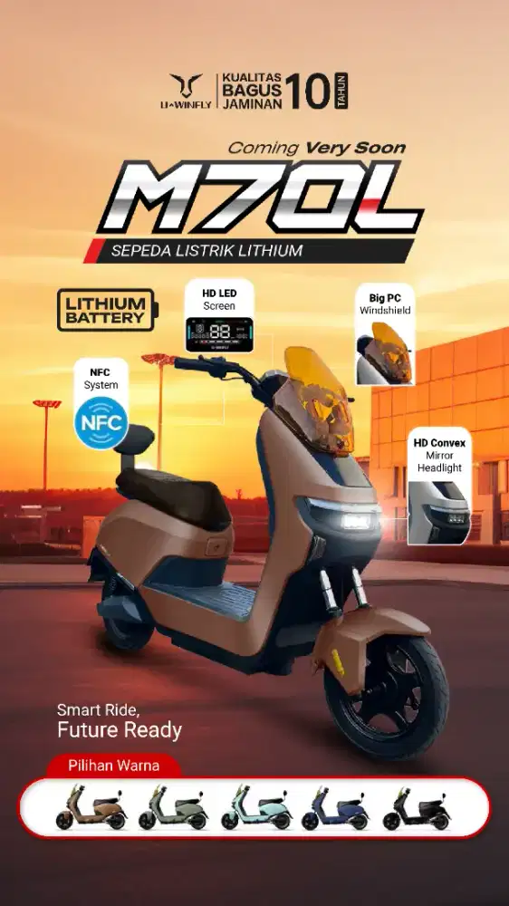 SEPEDA LISTRIK BATRE LITIUM GARANSI RESMII