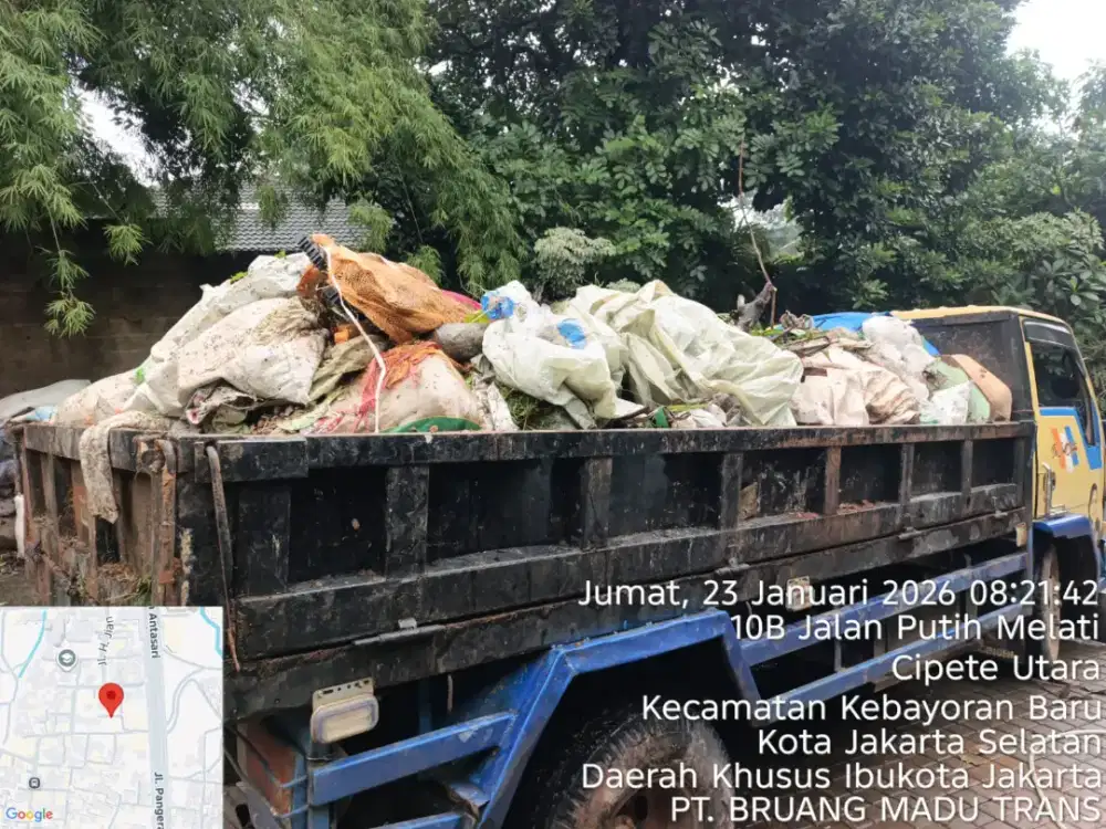 Jasa buang puing dan buang tanah galian