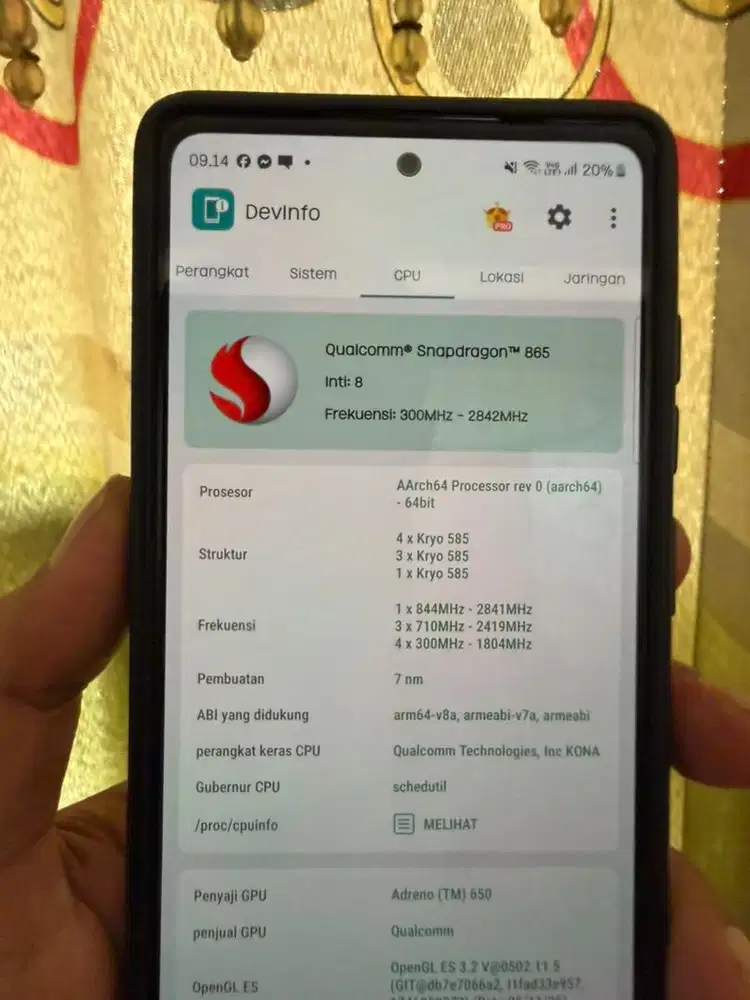 Samsung S20 FE Snapdragon 8/128 GB SEIN